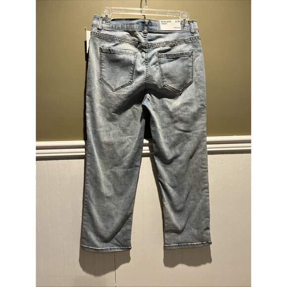 Kensie Jeans Women’s 8/29 High Rise Light Blue Relaxed Straight 25” Inseam - Picture 8 of 9